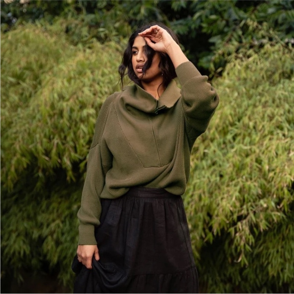 Jackson Rowe Capricorn Sweater Basil